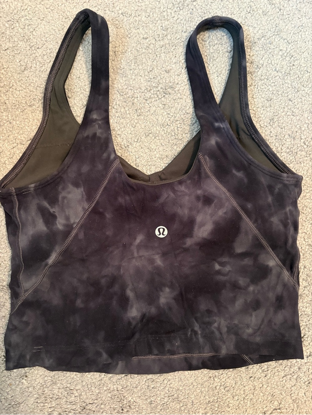 lululemon athletica Black Woven Care Tag with Logo